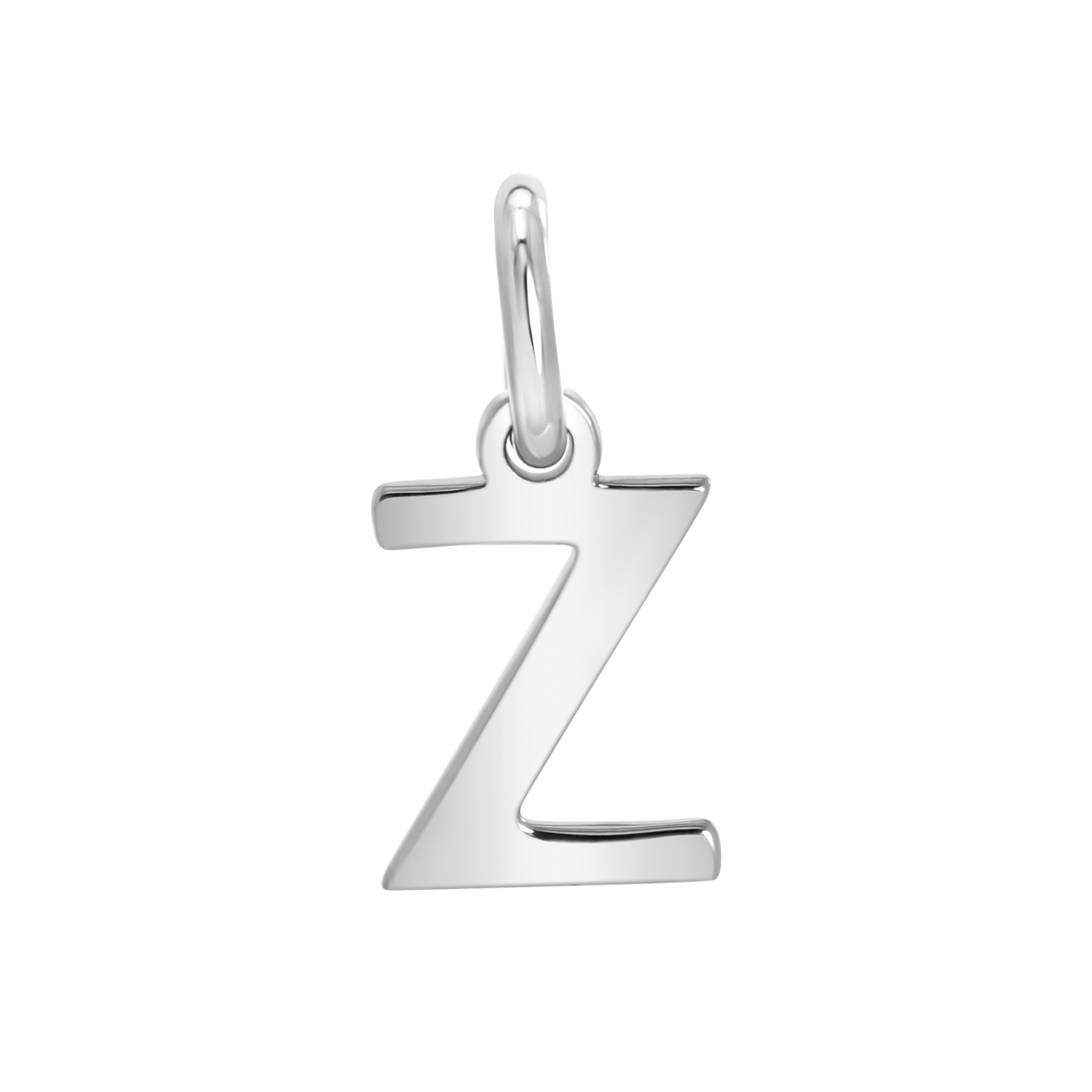 Zilveren hanger alfabet