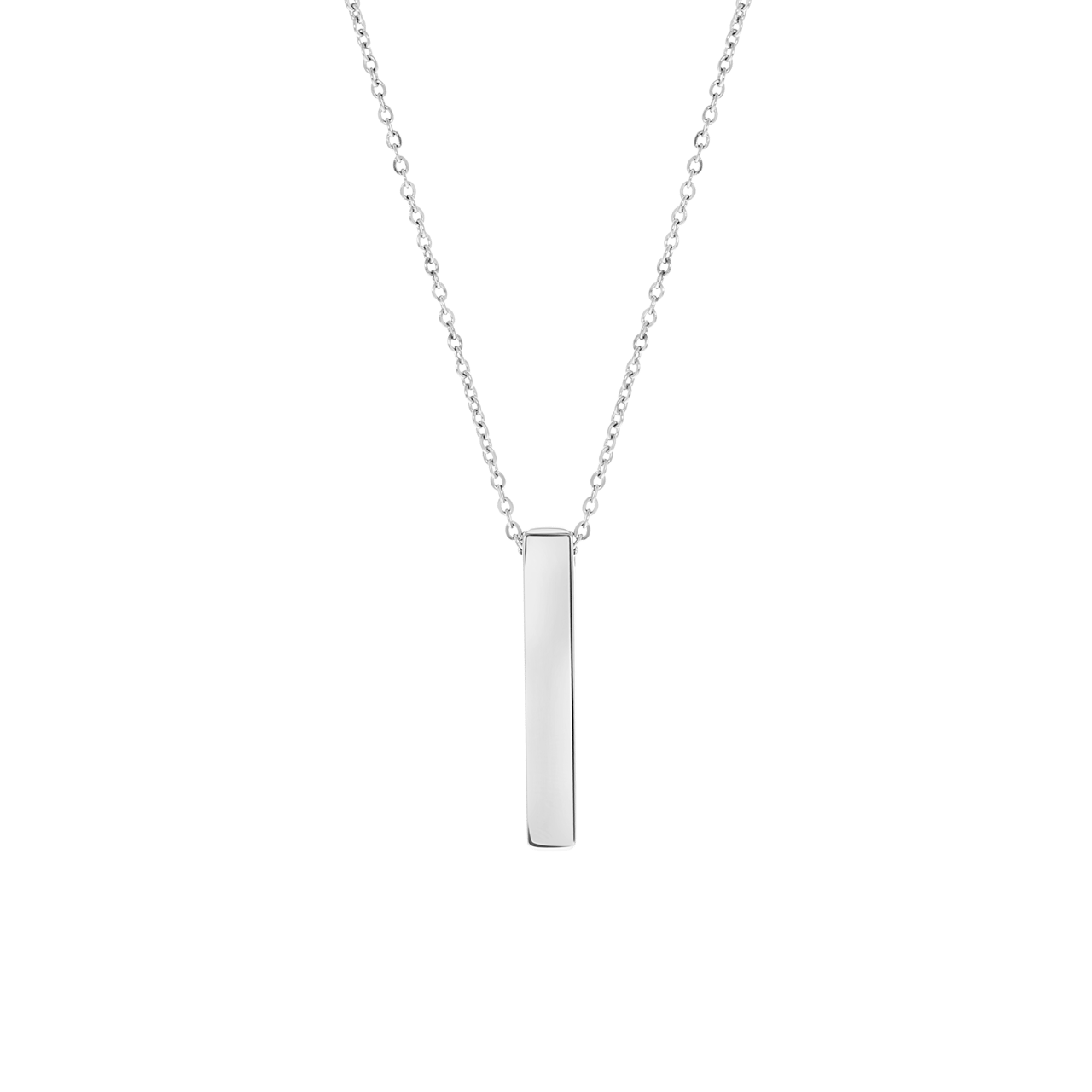 Gerecycled stalen ketting&hanger bar vierkant 30mm