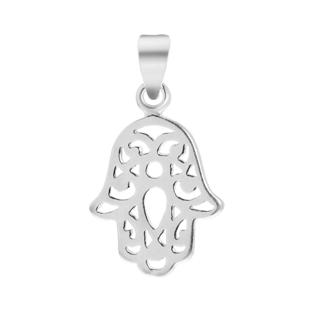 Zilveren hanger Hamsa