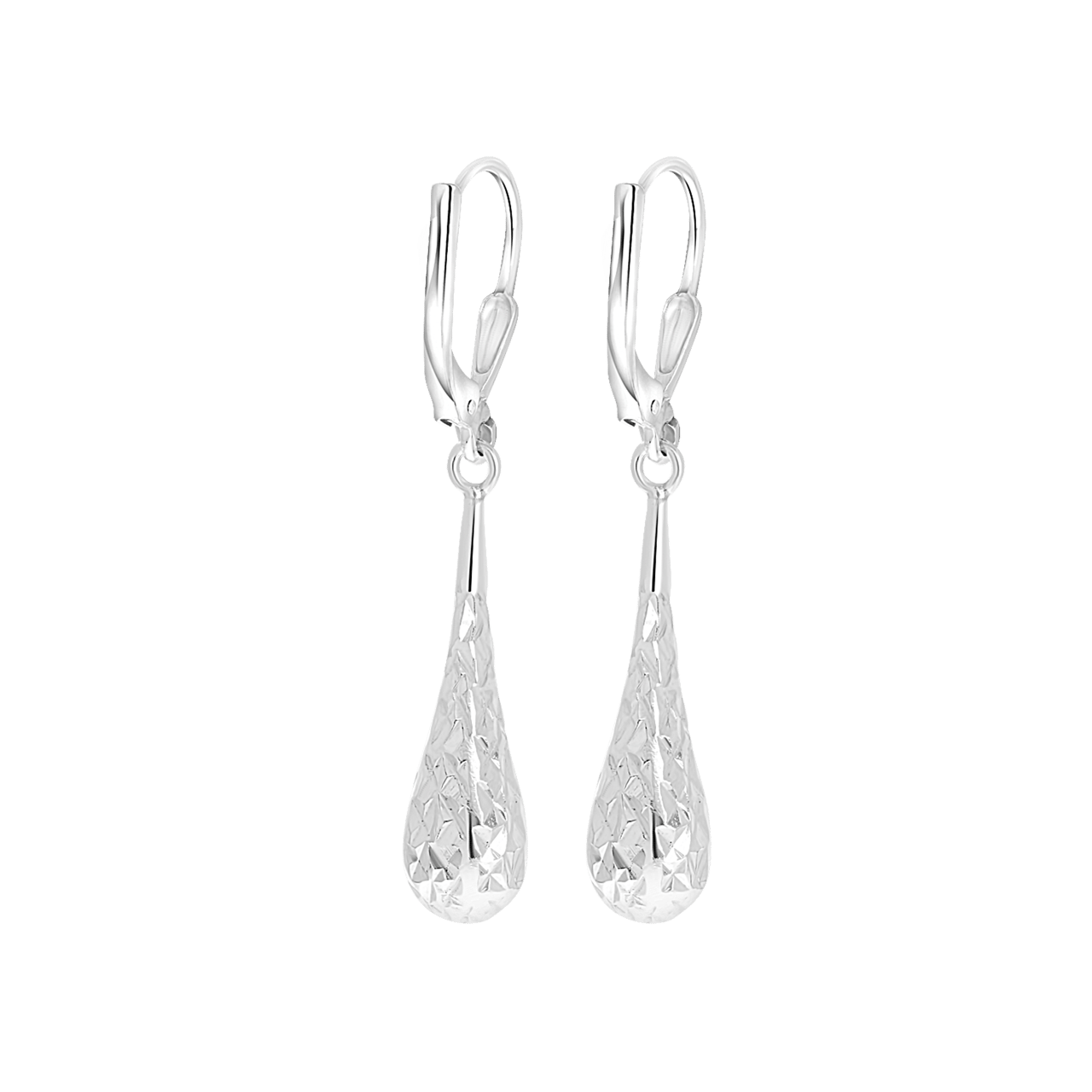 Ohrringe, 925 Silber, Tropfen