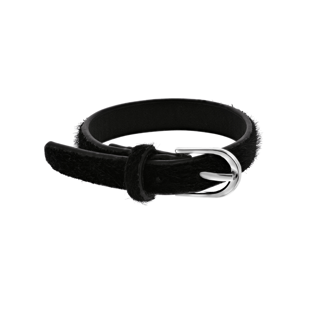 Byoux armband dierenprint zwart