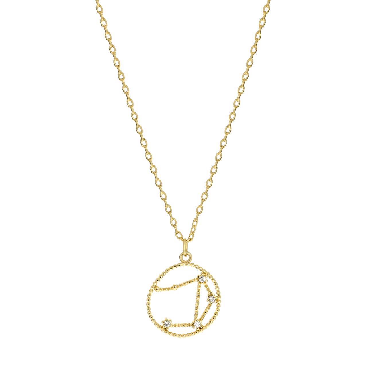 Byoux ketting sterrenbeeld weegschaal