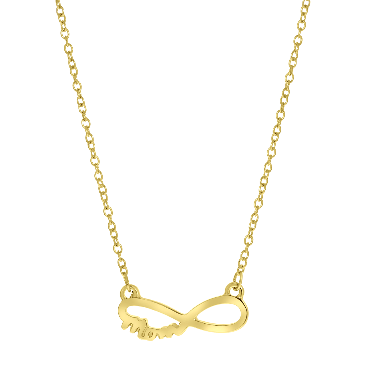 Goudkleurige byoux ketting infinity