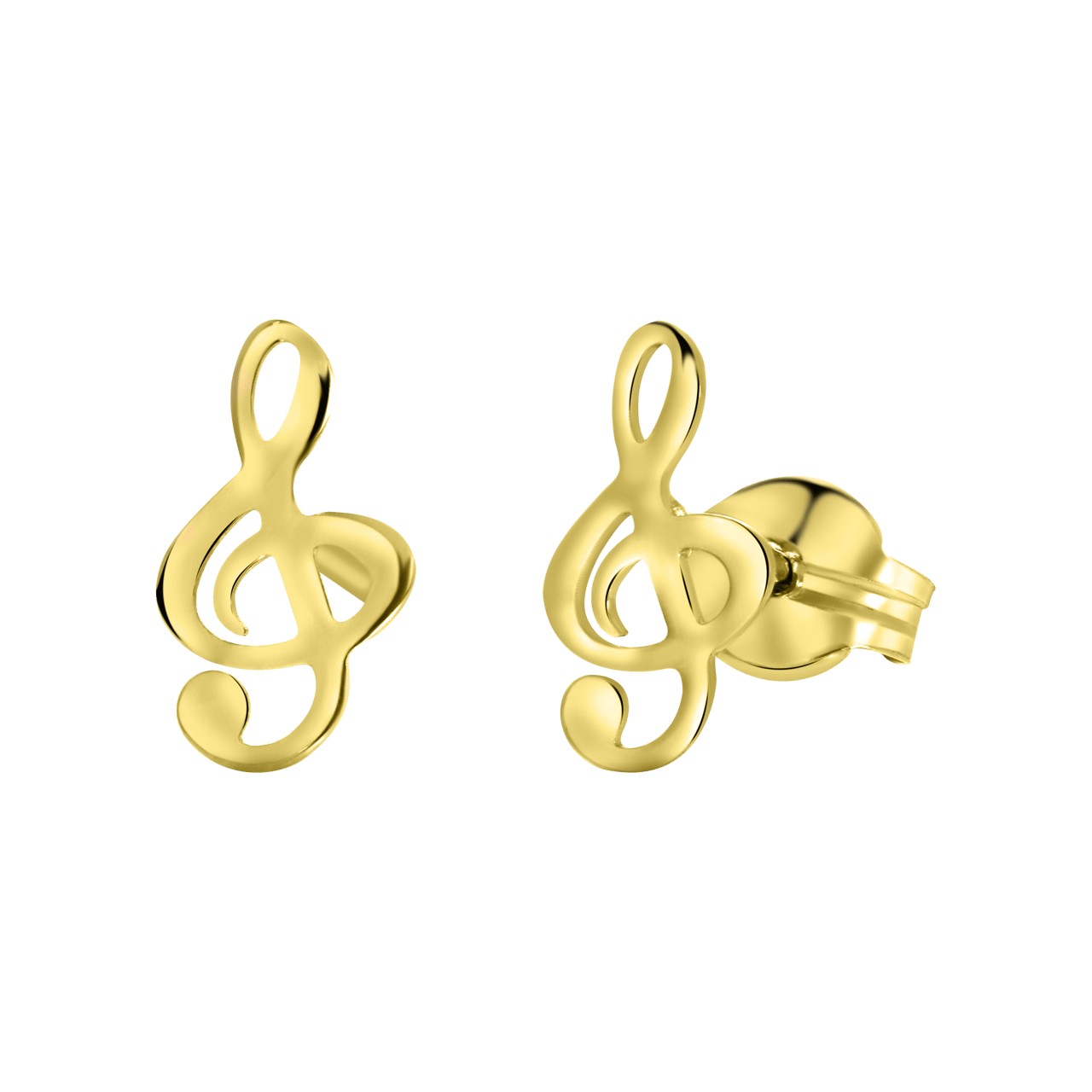 Ohrringe, 375 Gold, Note