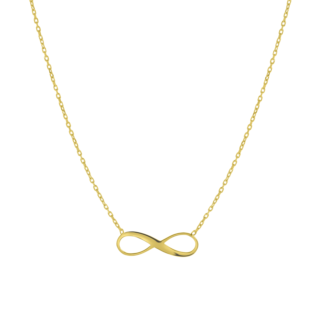 9 karaat ketting met hanger infinity voor dames