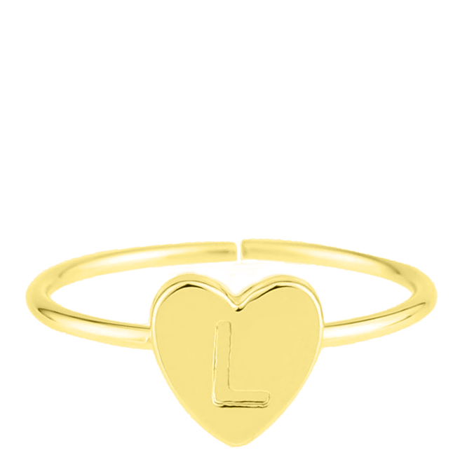 Bijoux goudkleurige ring voor dames