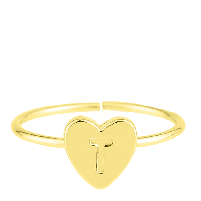Bijoux goudkleurige ring voor dames