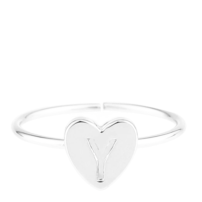 Bijoux zilverkleurige ring voor dames