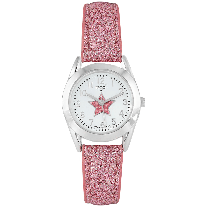 Regal meisjehorloge in een sieradendoosje
