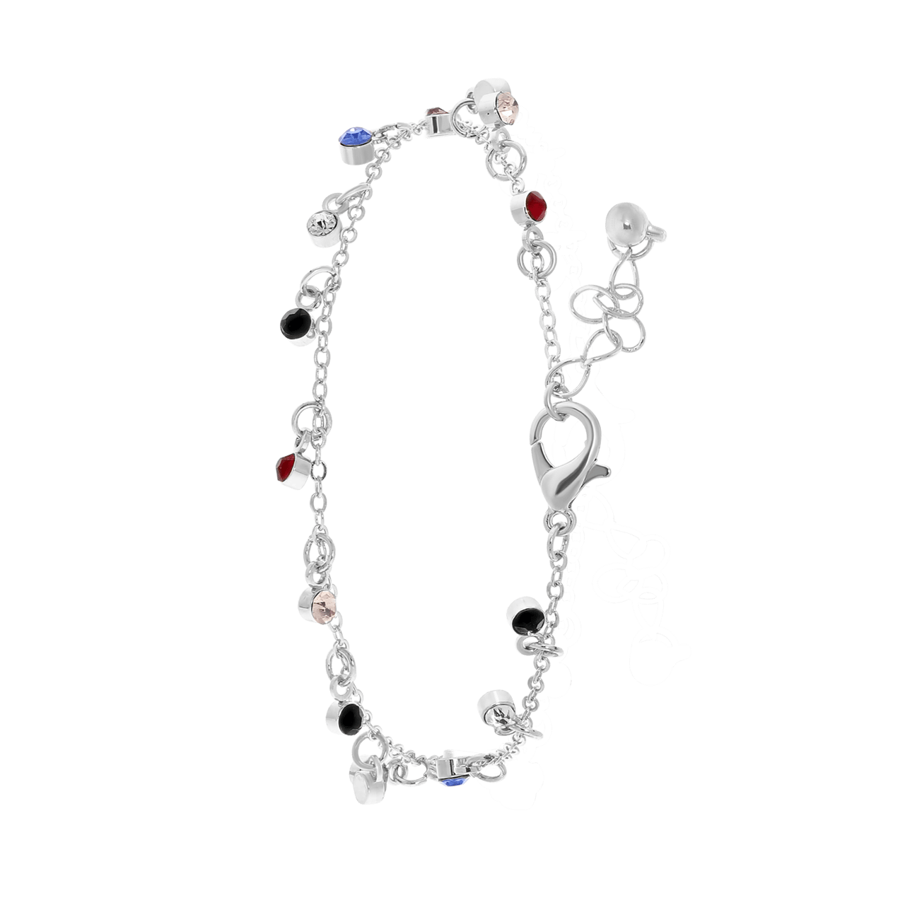 Bijoux zilverkleurige fantasiearmband voor dames