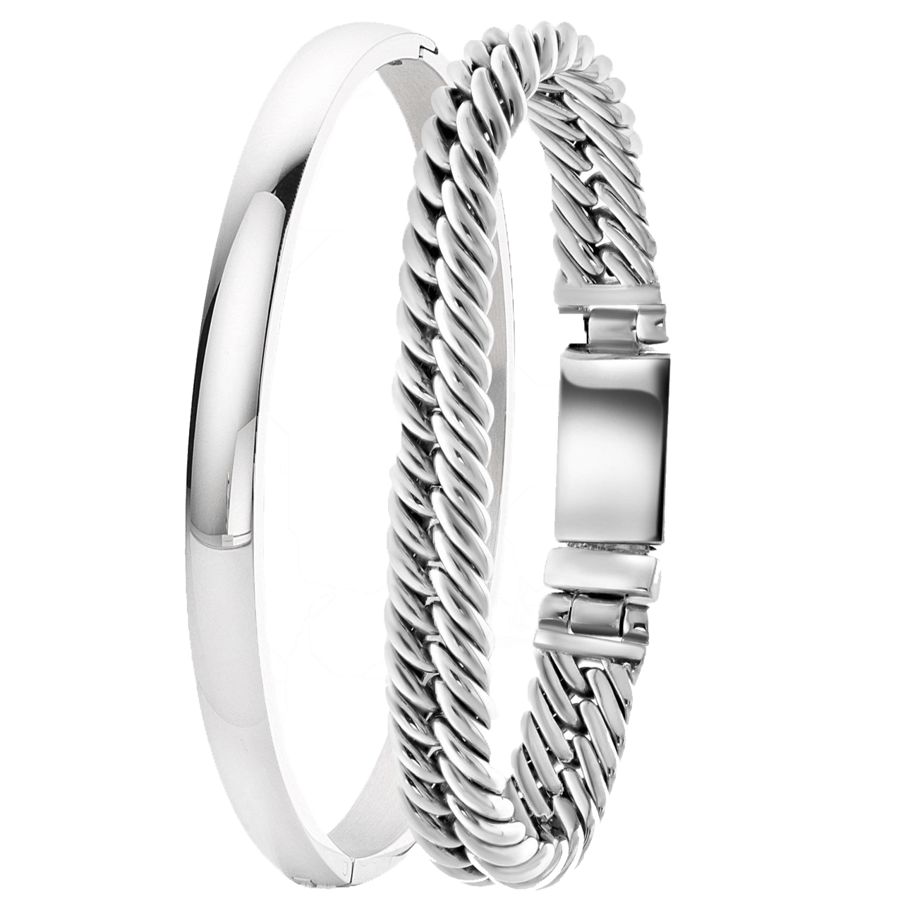 Armband-Set aus Edelstahl