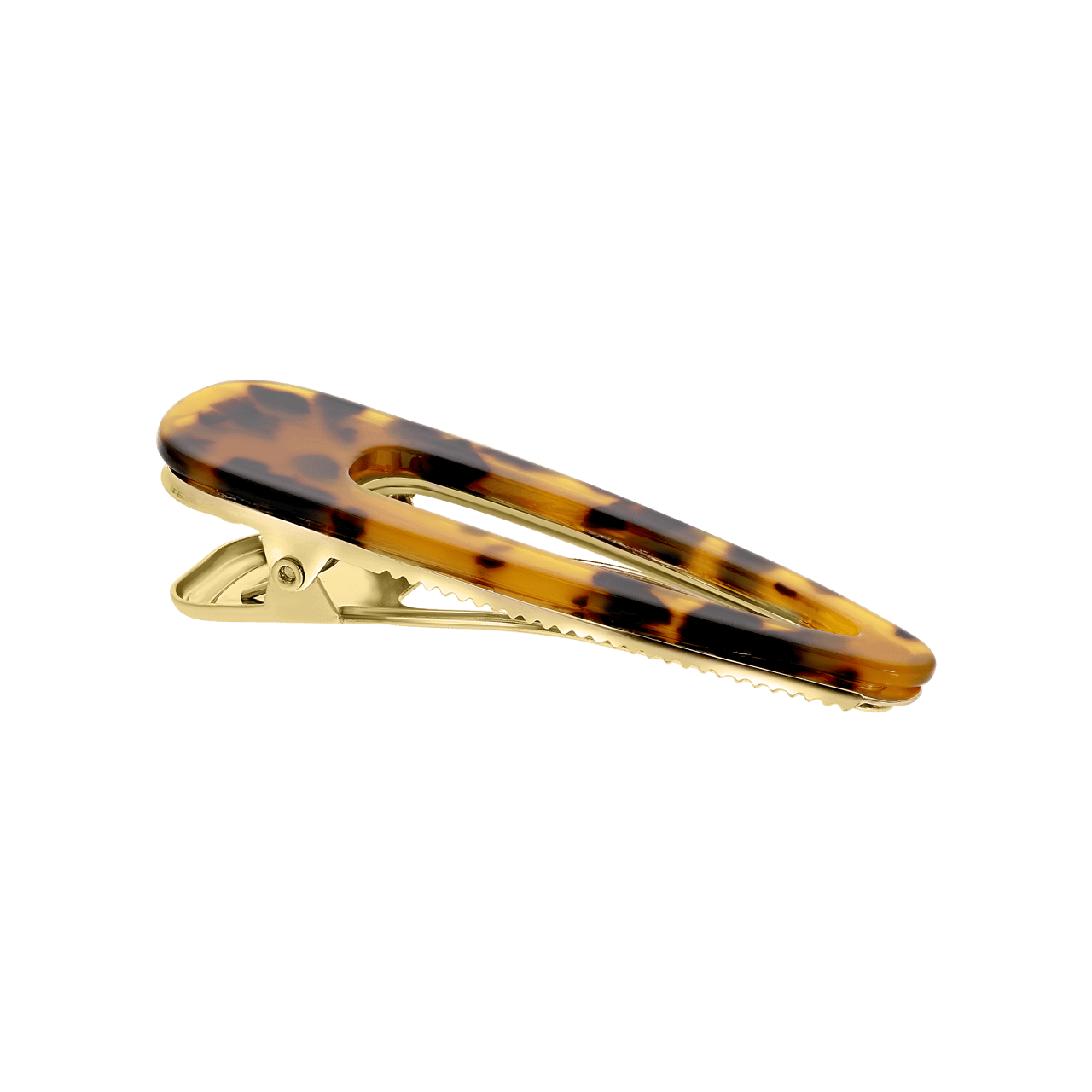 Haarclip met dierenprint luipaard