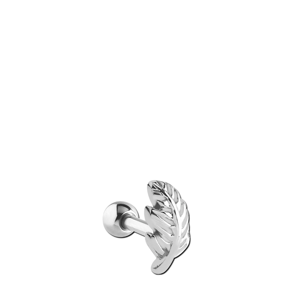 Helix-Piercing aus Edelstahl, Feder
