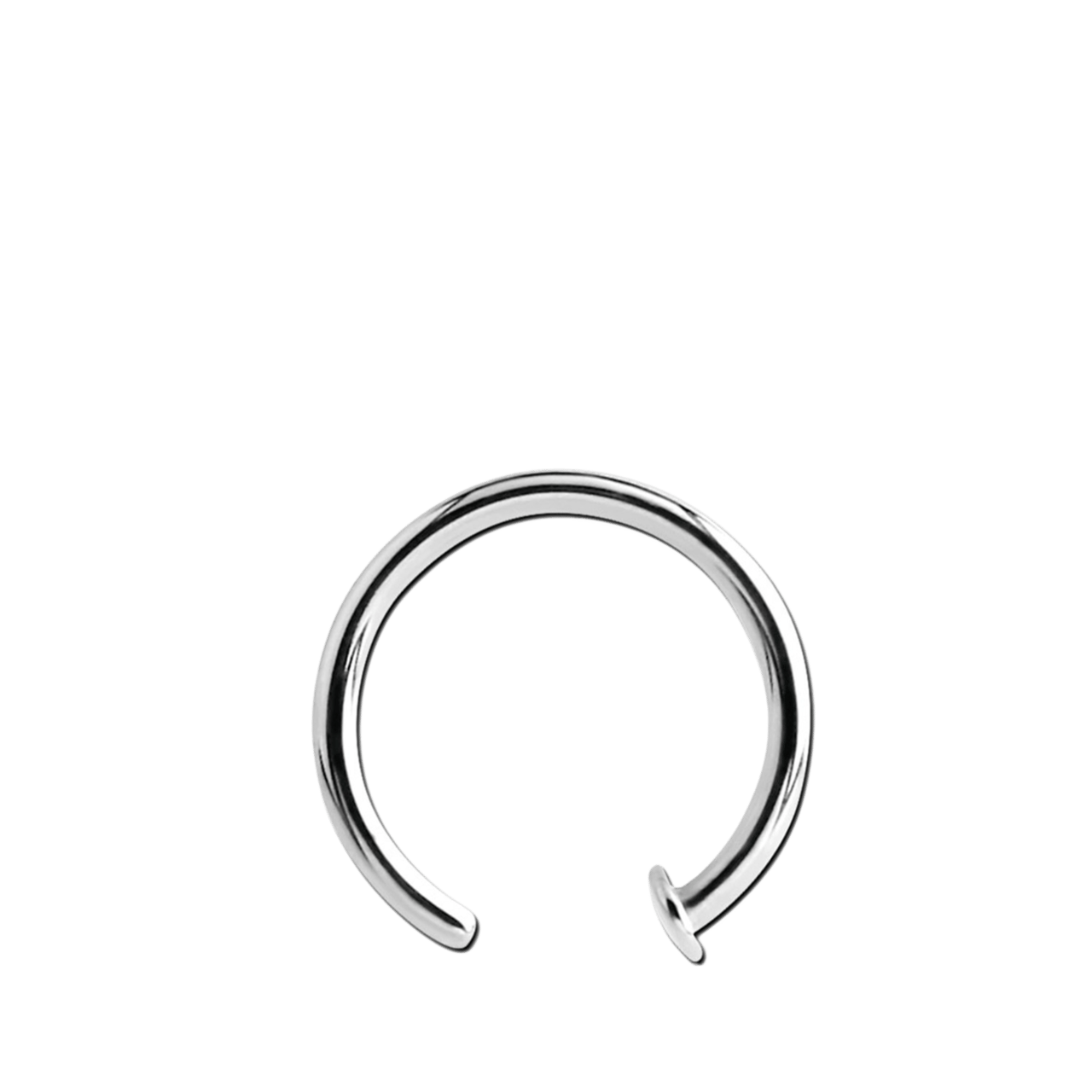 Stainless steel neuspiercing ring