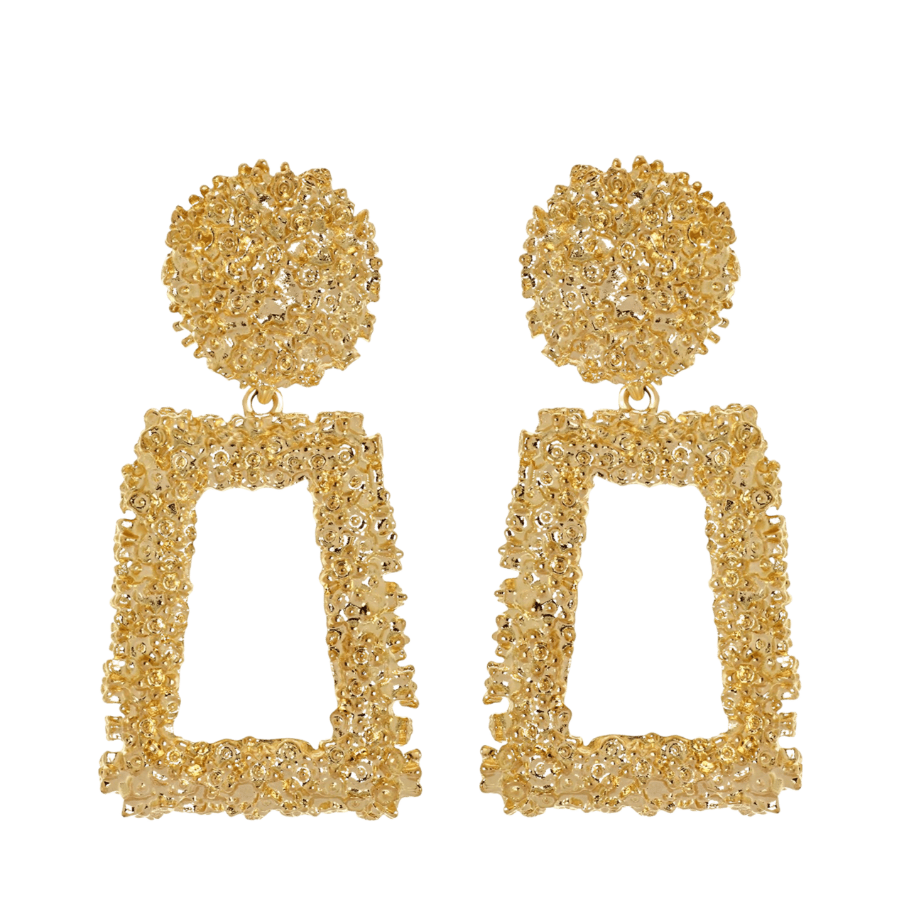 Bijoux goudkleurige oorhangers voor dames