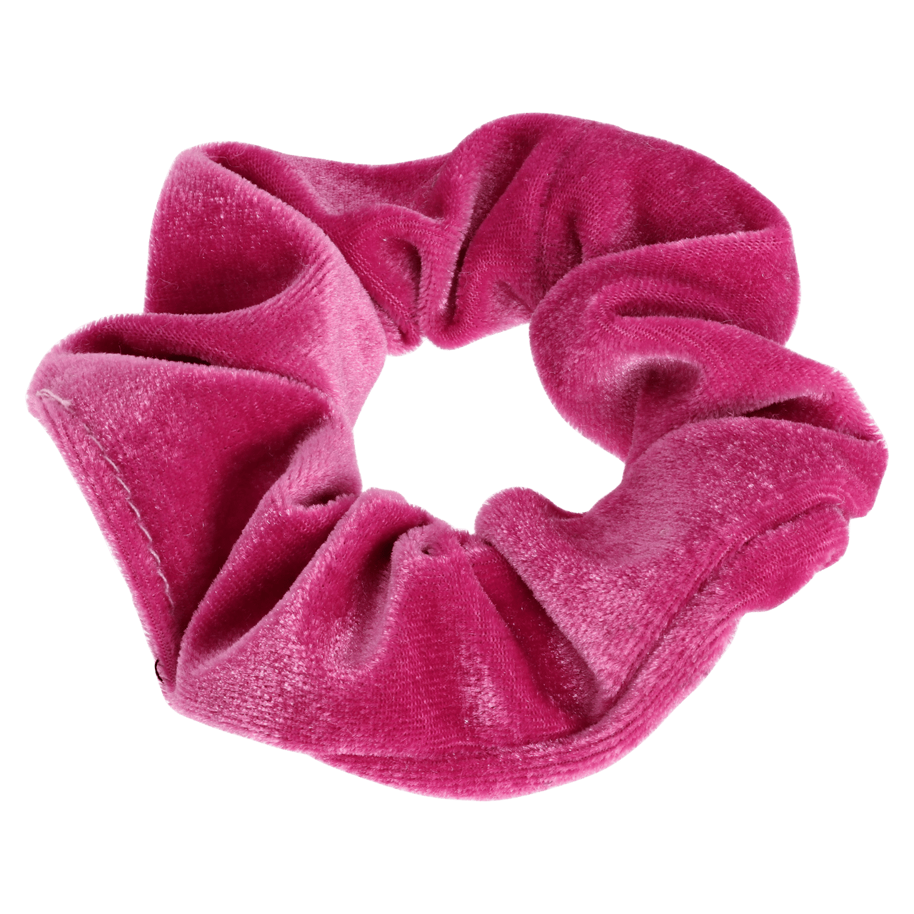 Roze velvet scrunchie
