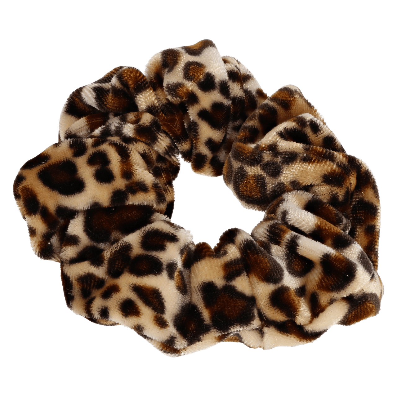 Scrunchie met luipaardprint
