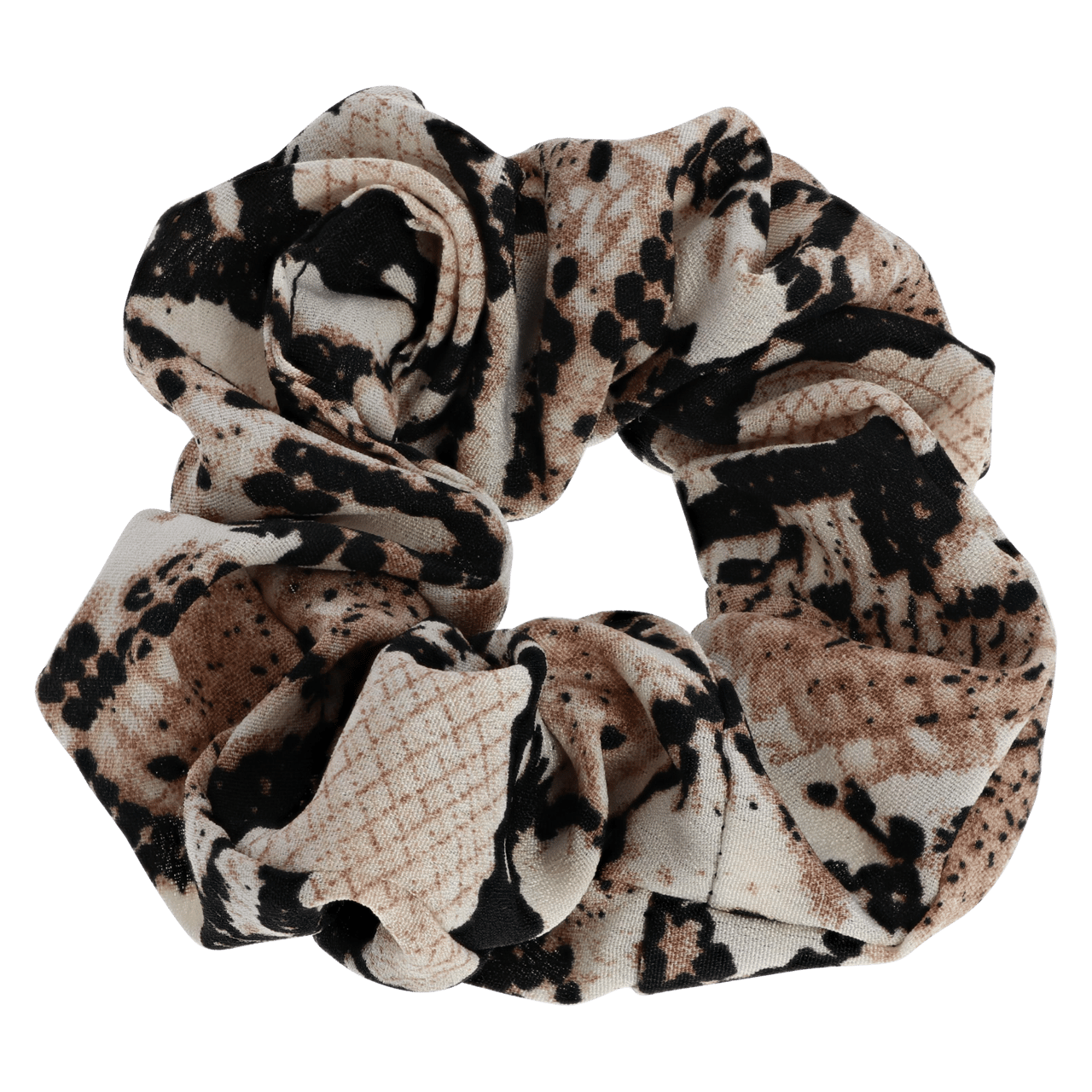Scrunchie met slangenprint