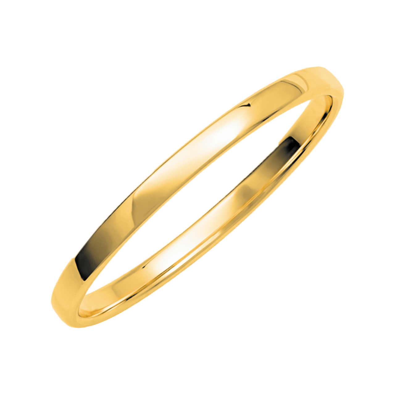 Trauring für Damen, 585 Gelbgold, Gentle, H237