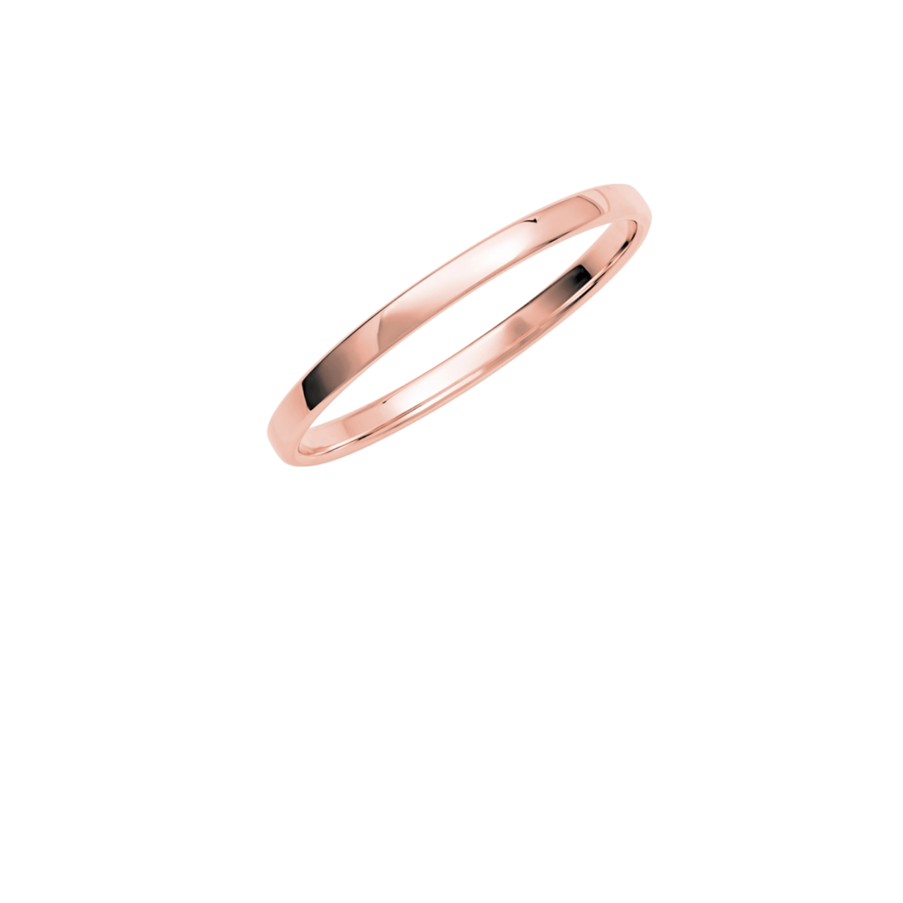 Trauring für Damen, 585 Rotgold, Gentle, H237R