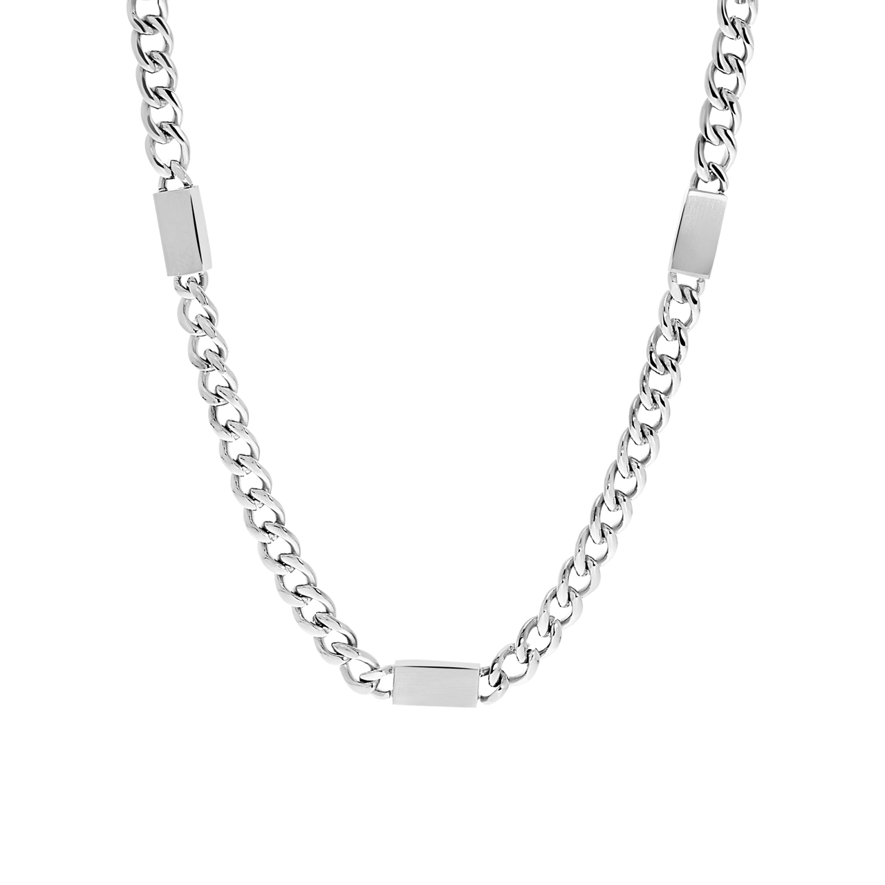 Gerecycled stalen ketting gourmetschakel plaatjes