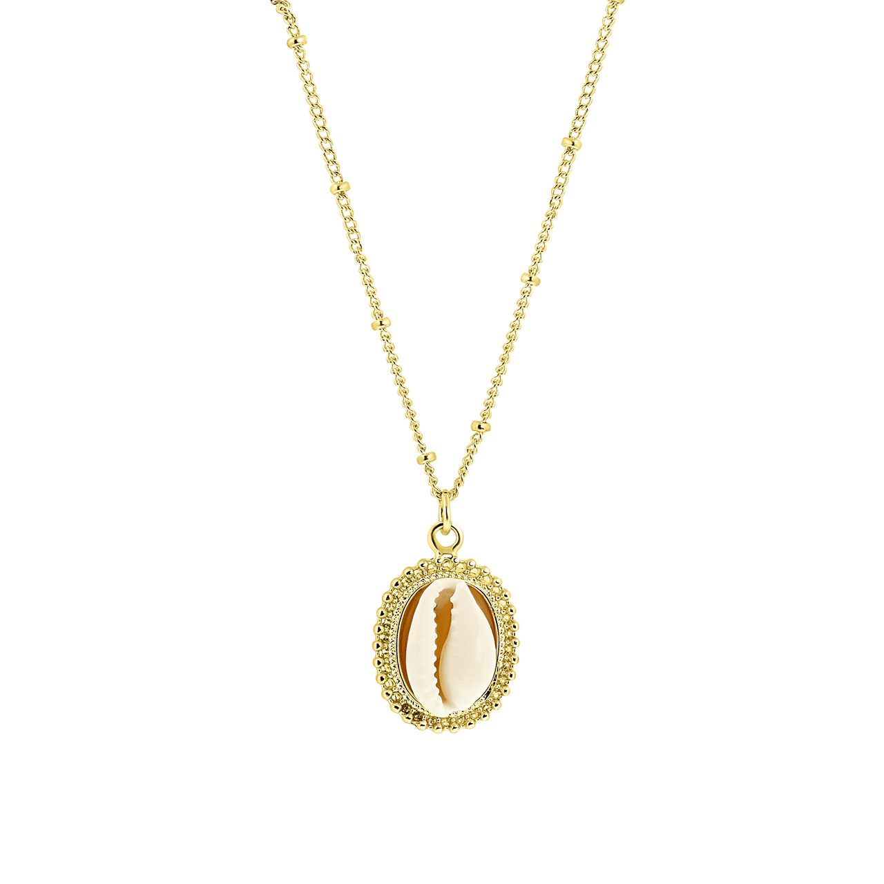 Bijoux goudkleurige ketting met hanger voor dames