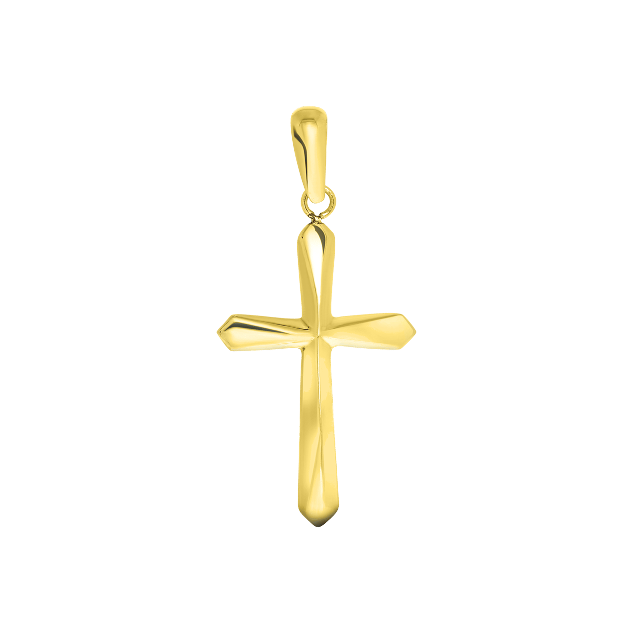 14 karaat gouden hanger kruis