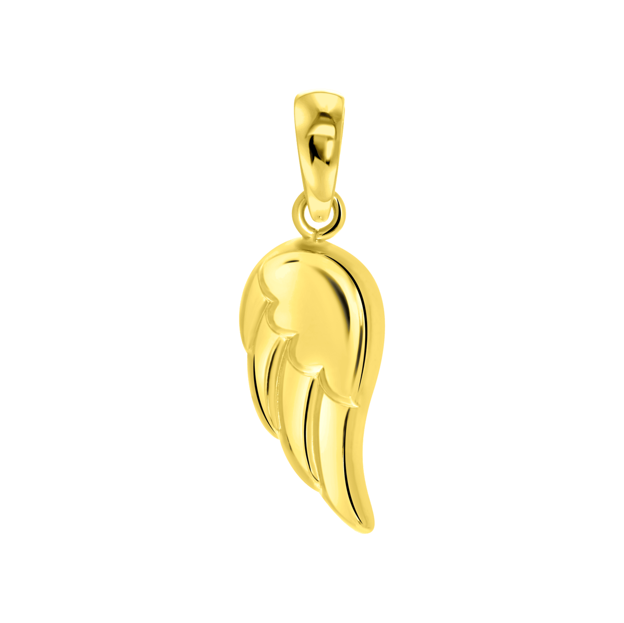Anhänger, 585 Gelbgold, Flügel