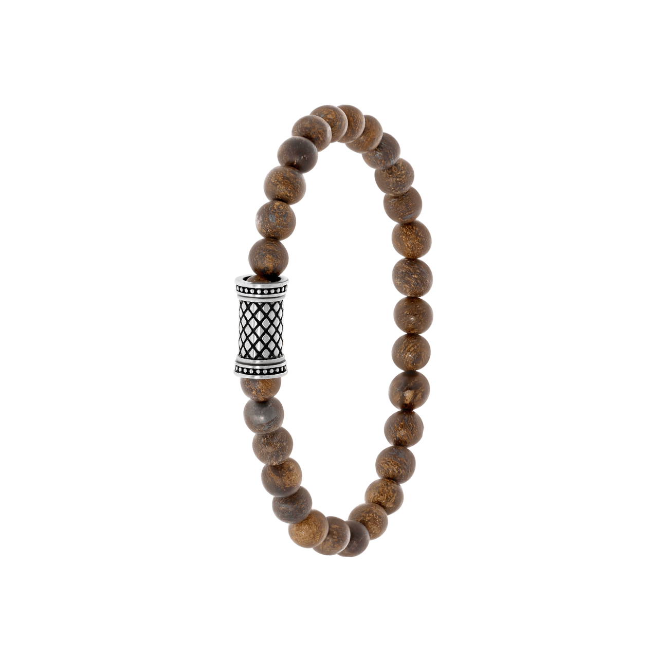 Jungenarmband, Edelstahl mit Edelstein, Bronzit