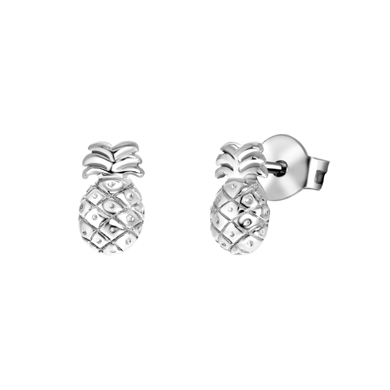 Kinderohrringe, 925 Silber, Ananas