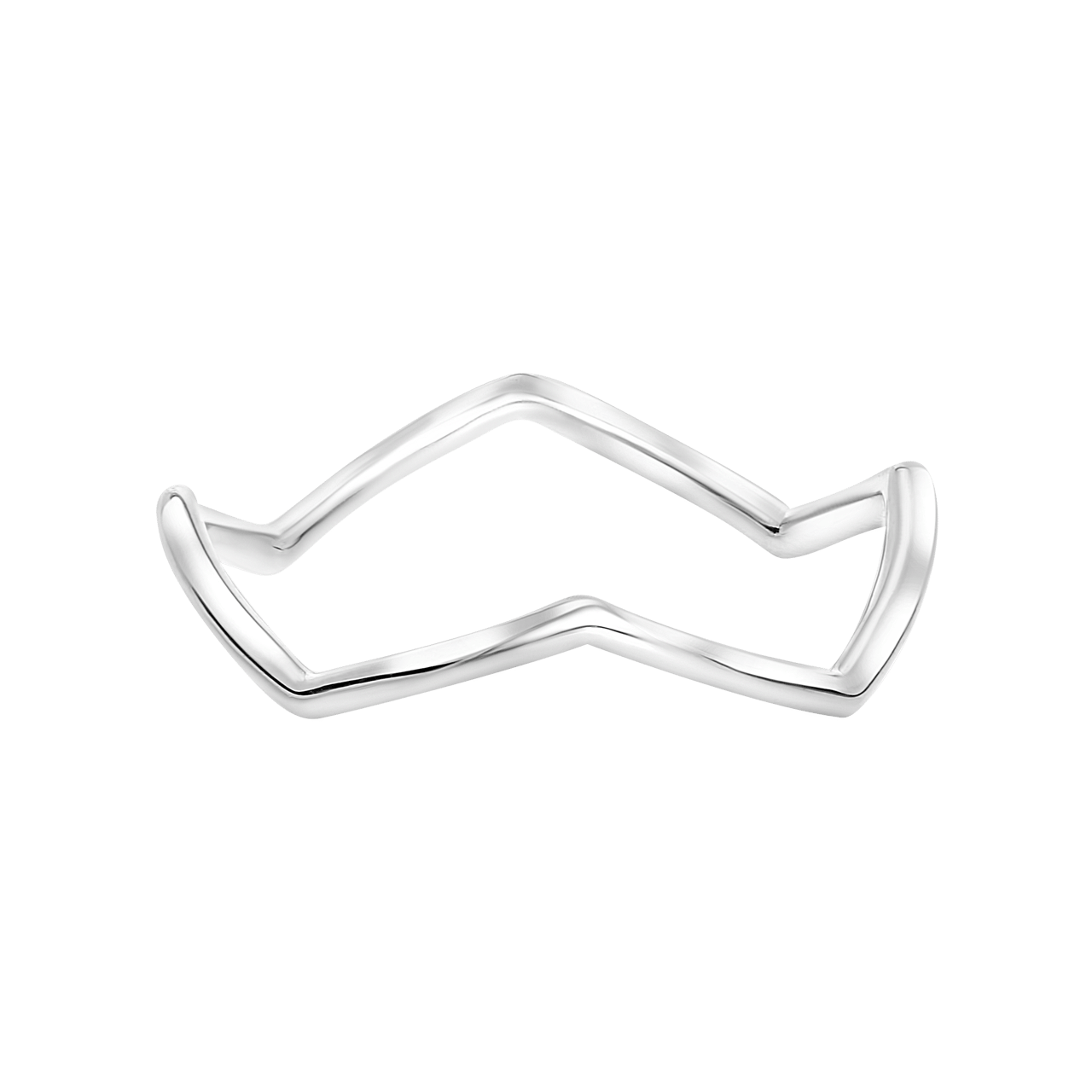 Ring, 925 Silber, Knitter-Optik