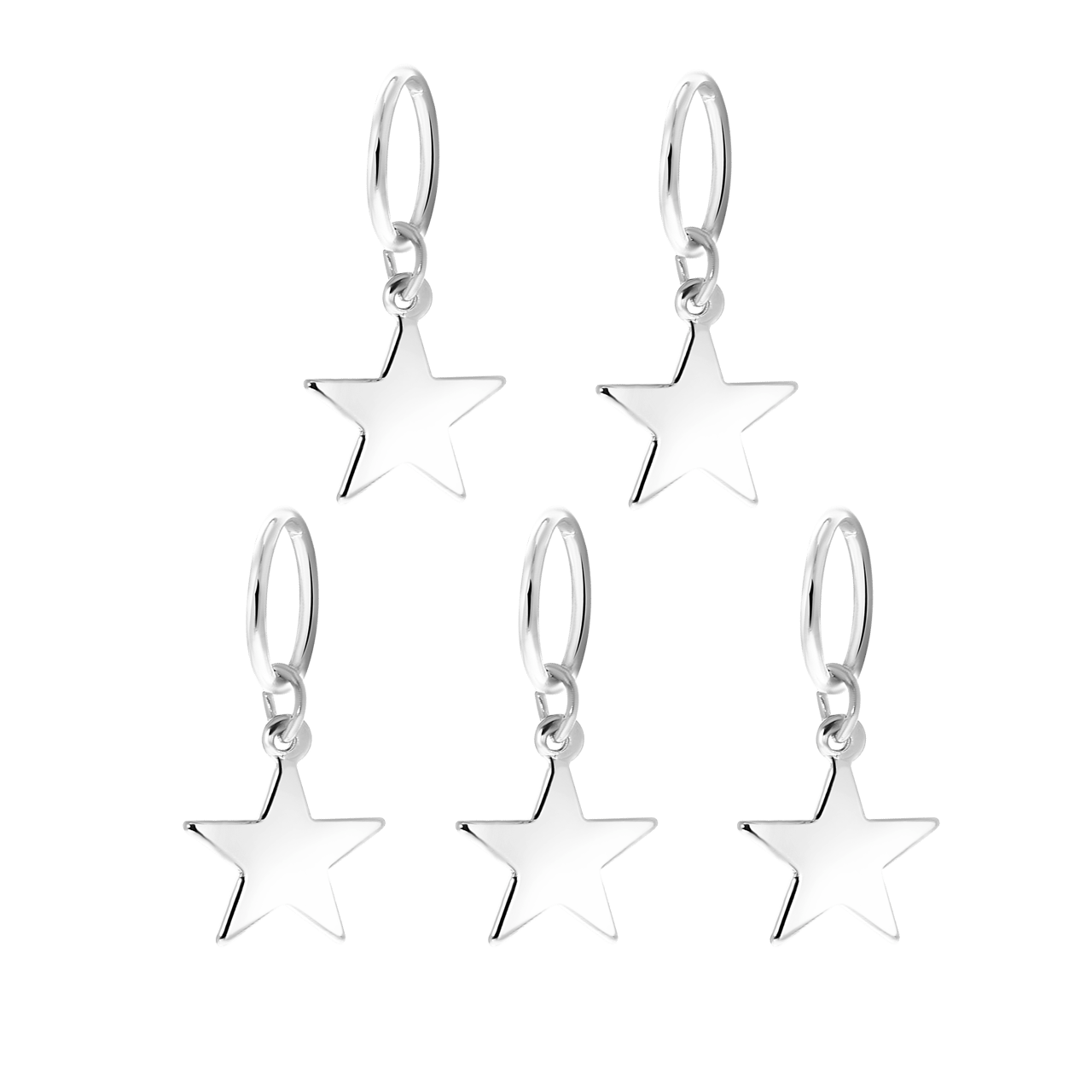 Bijoux zilverkleurige haaraccessoires ster voor dames