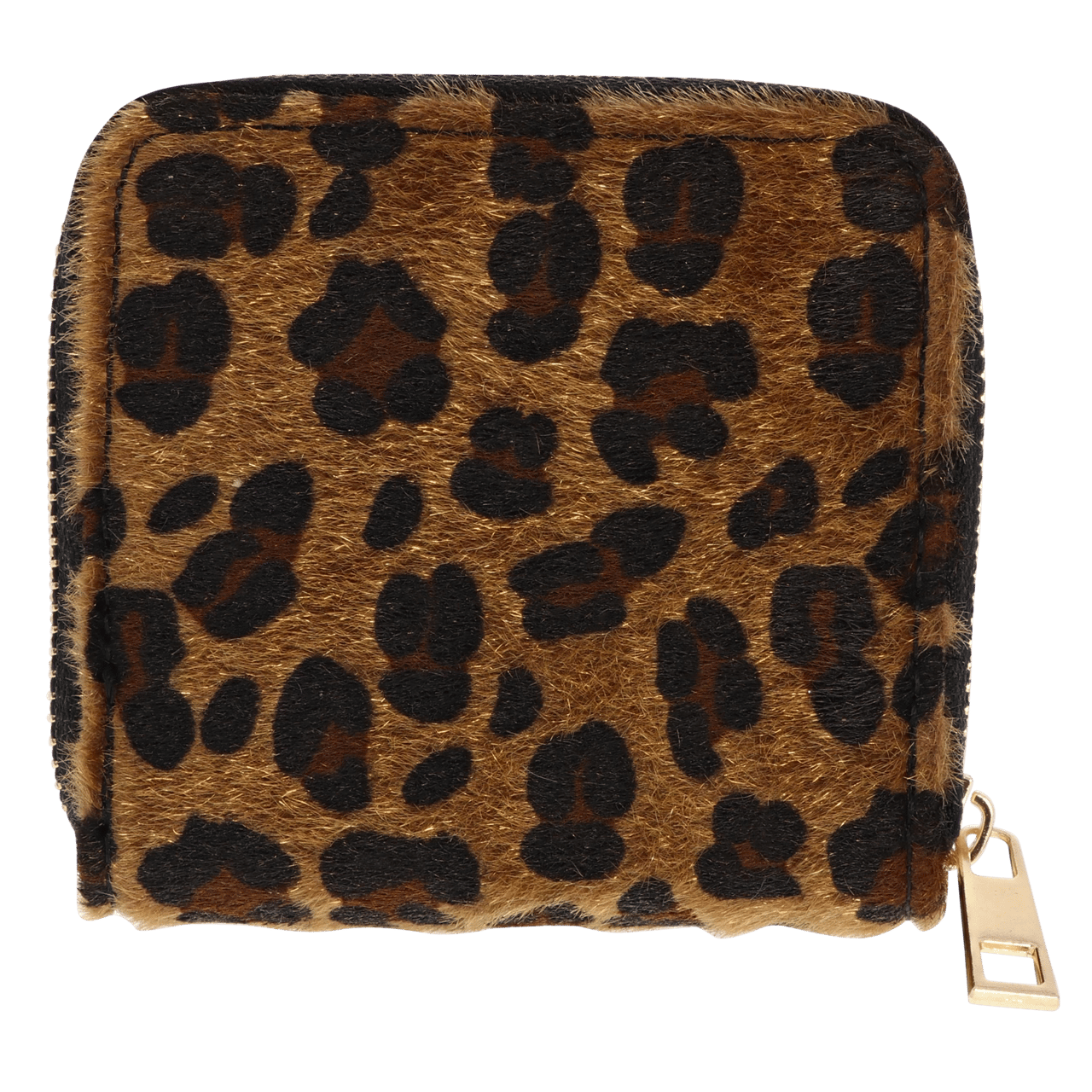 Geldbörse, Animal-Print, braun