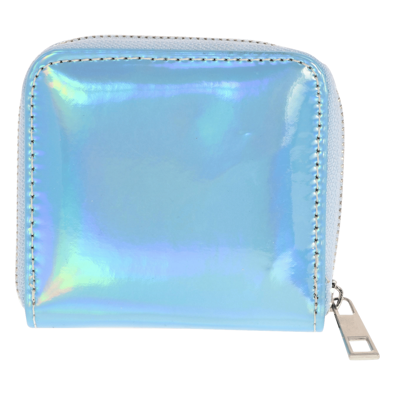 Geldbörse, blau mit Glanzeffekt