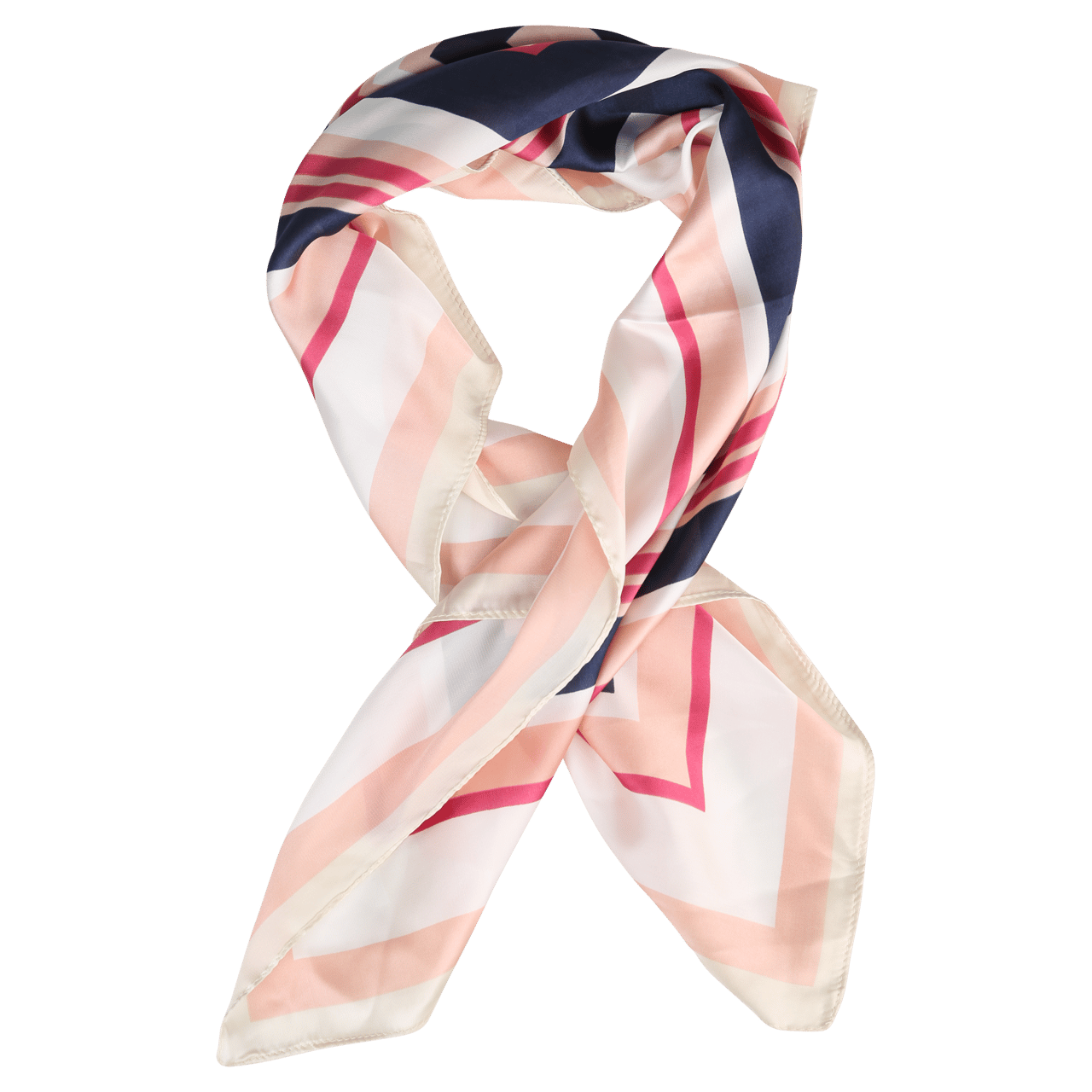 Sjaaltje met roze vierkantjes