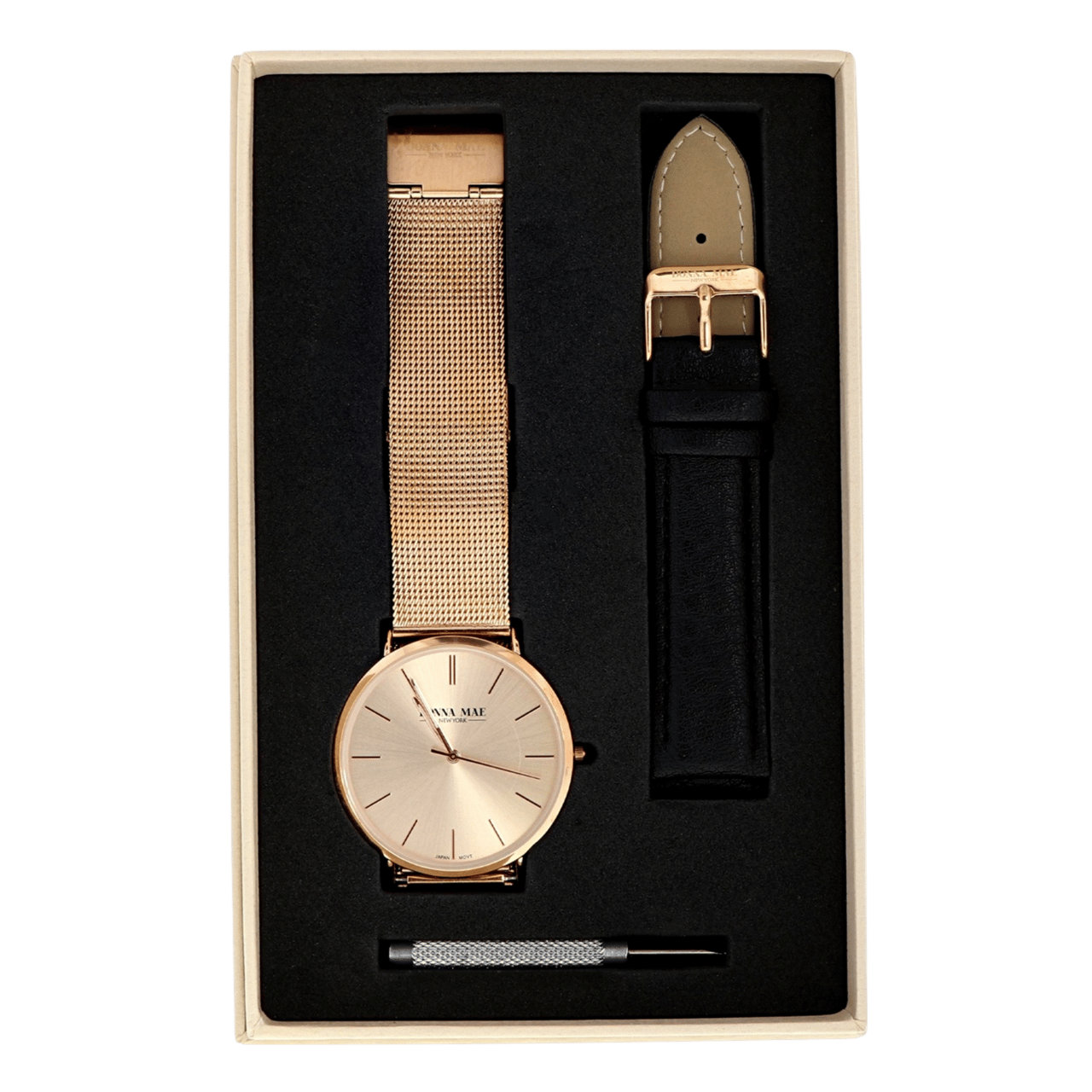 Donna Mae Geschenkset mit kostenlosem Uhrenarmband