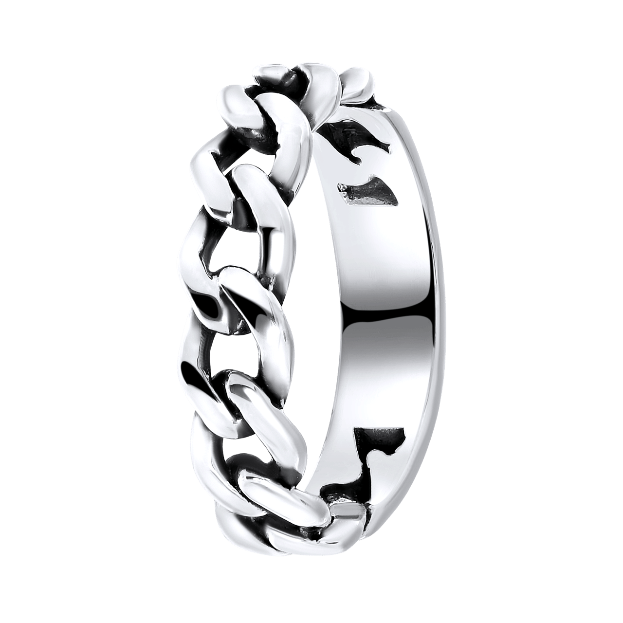 Ring aus 925 Silber Bali, Gourmet-Kettenglied