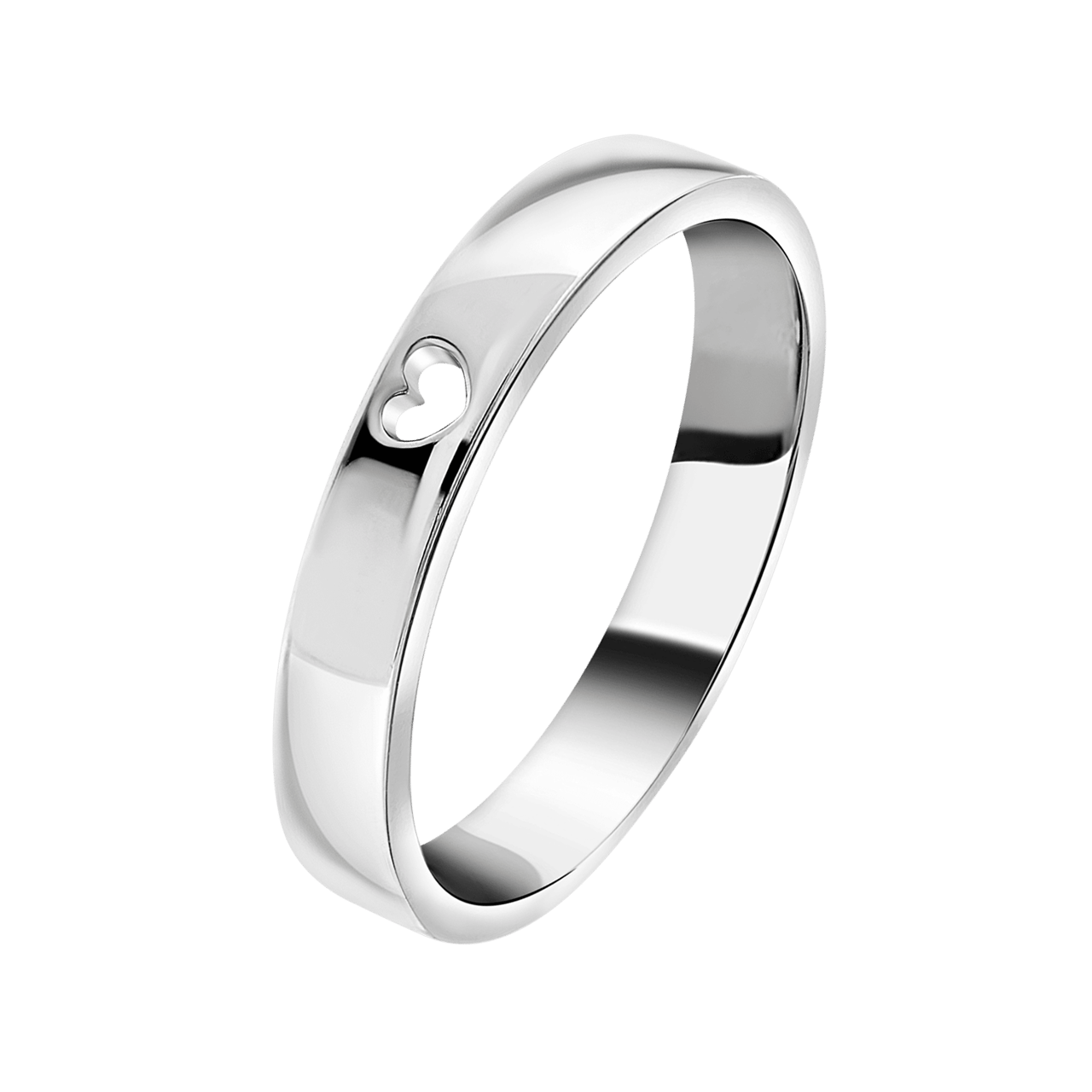 Ring aus 925 Silber mit Herzmotiv