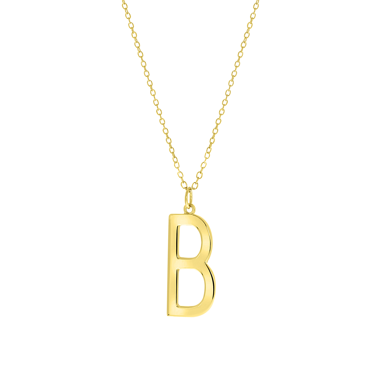 Zilveren goldplated ketting met hanger voor dames