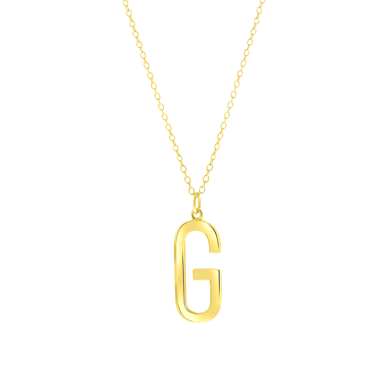 Zilveren goldplated ketting met hanger voor dames