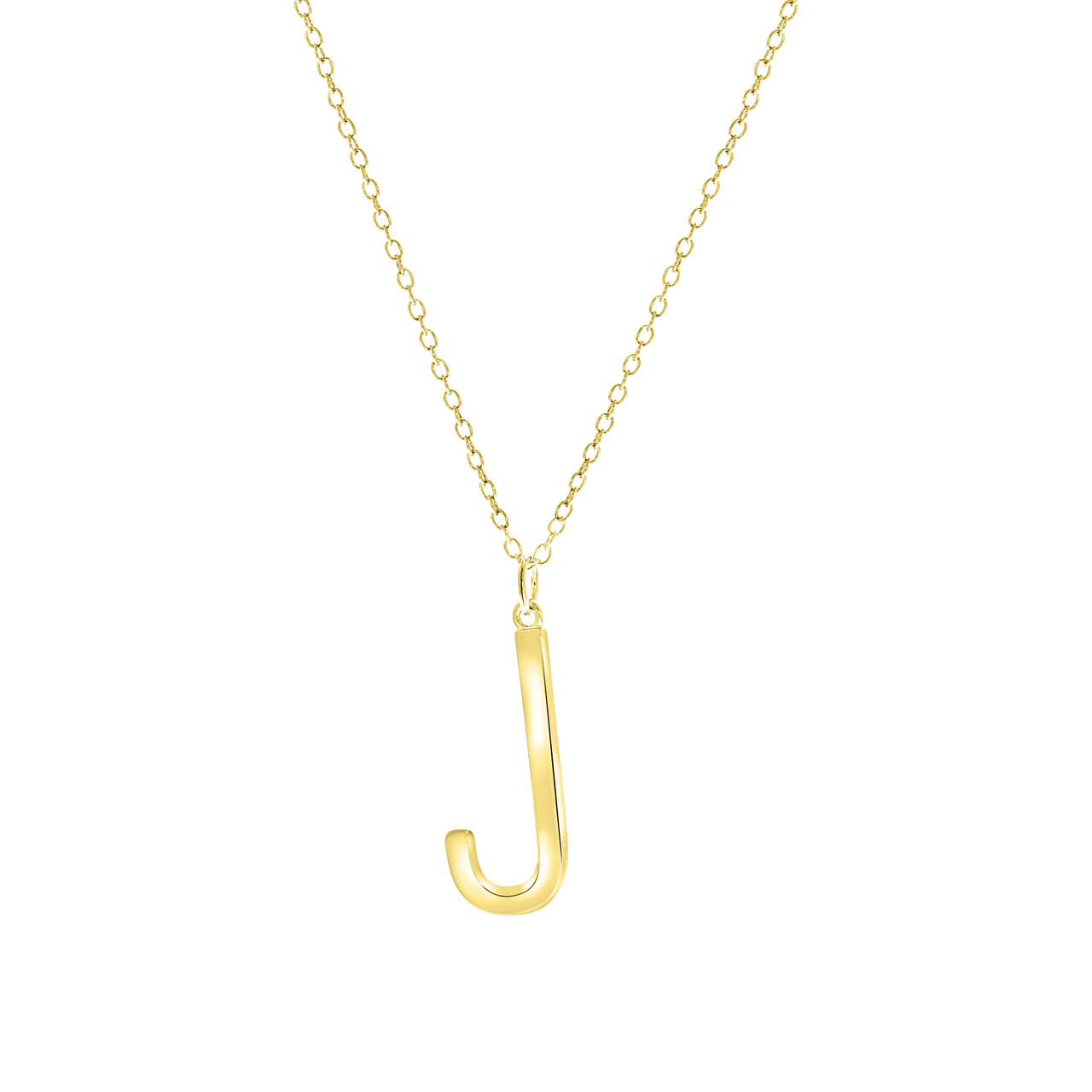 Zilveren ketting&hanger goldplated alfabet