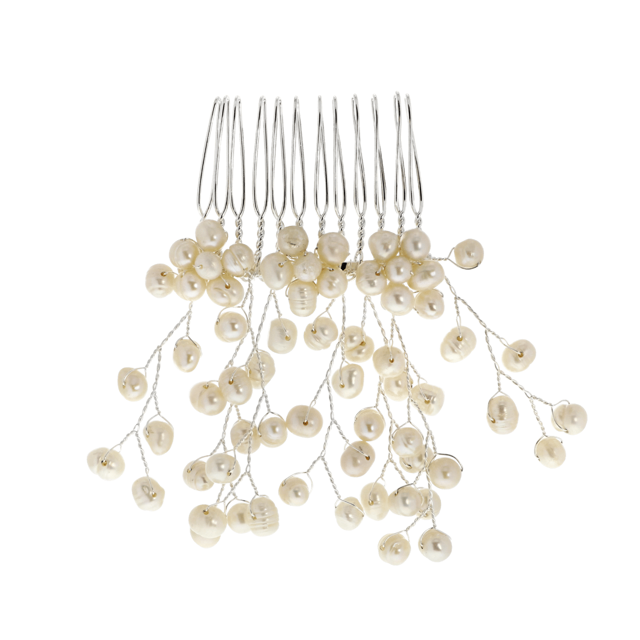 Haarkam met zoetwaterparels