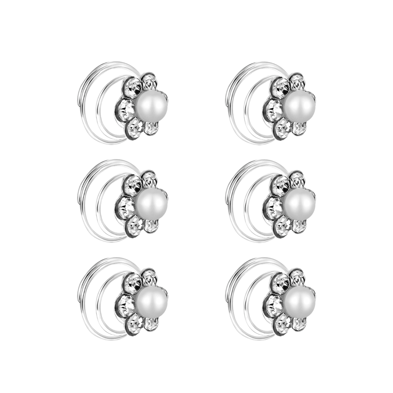 Plated haaraccessoires bloem voor dames