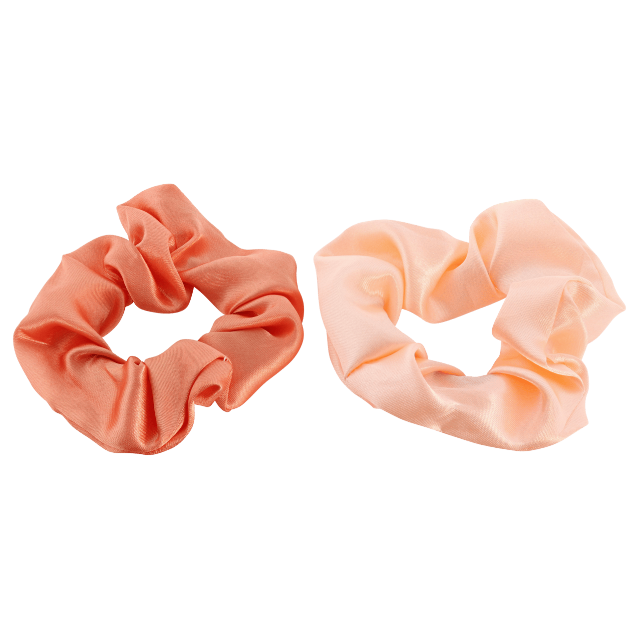Set van 2 roze satijnlook scrunchies