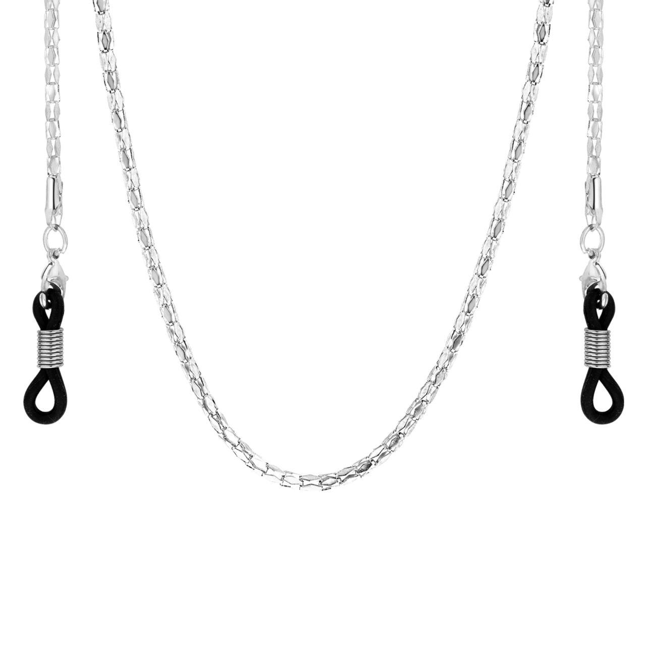 Silberfarbenes Brillenband, Sonnenbrille