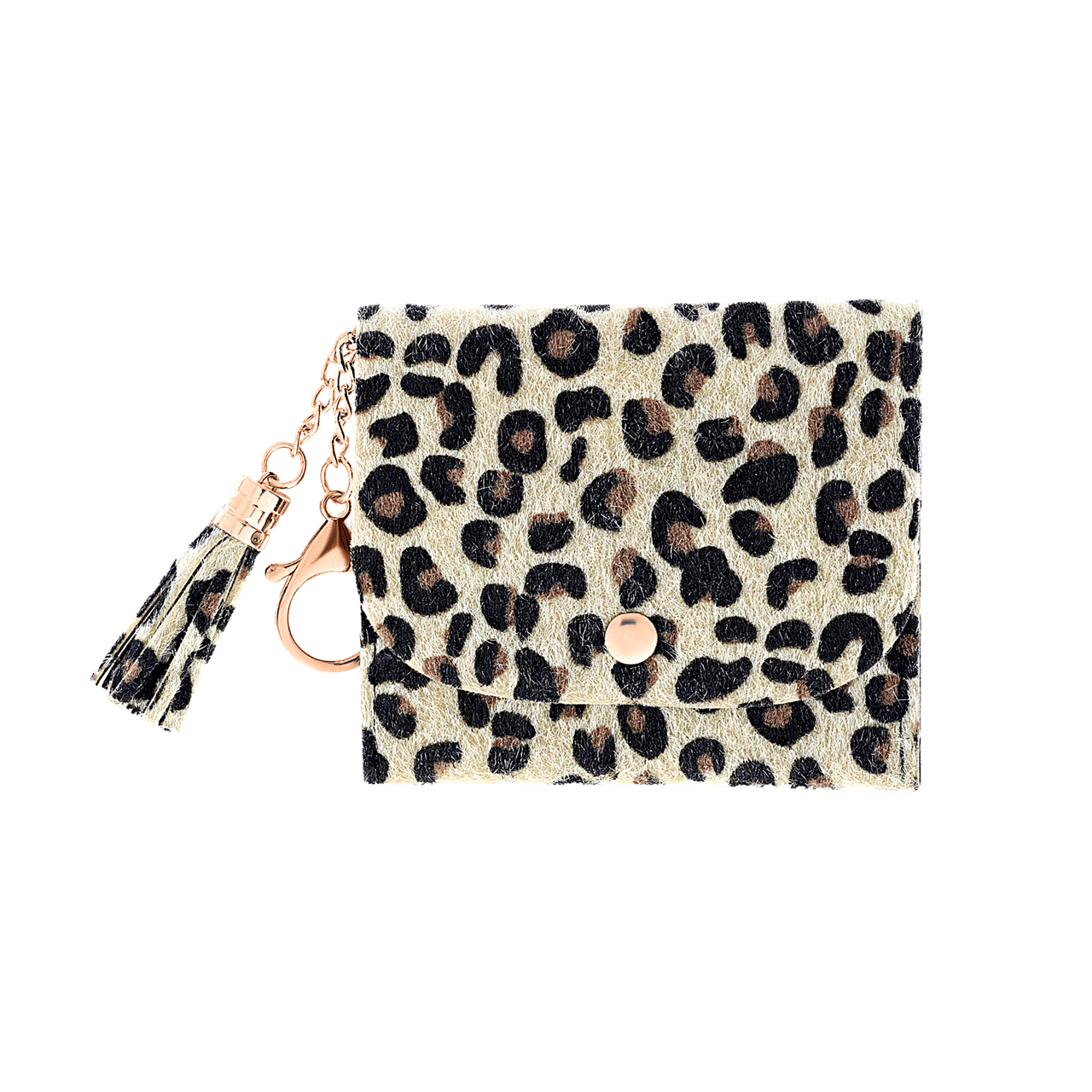 Kreditkartenetui mit Leopardenprint