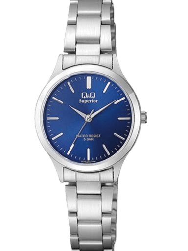 Q&Q Superior horloge met stainless steel band