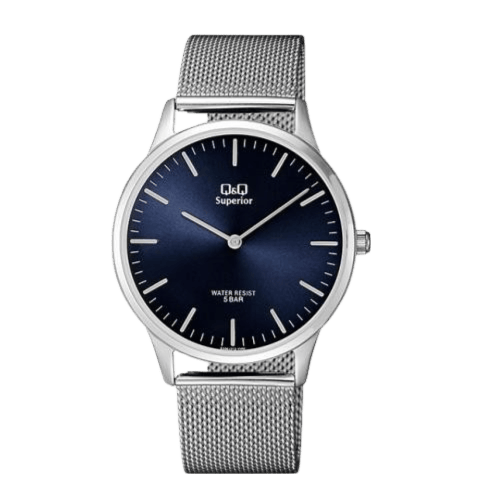 Q&Q Superior horloge met mesh band