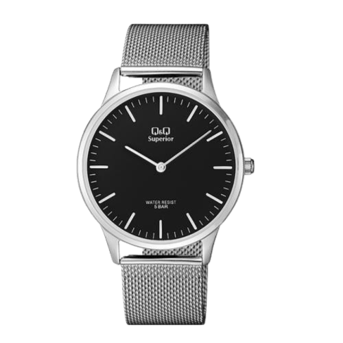Q&Q Superior horloge met mesh band