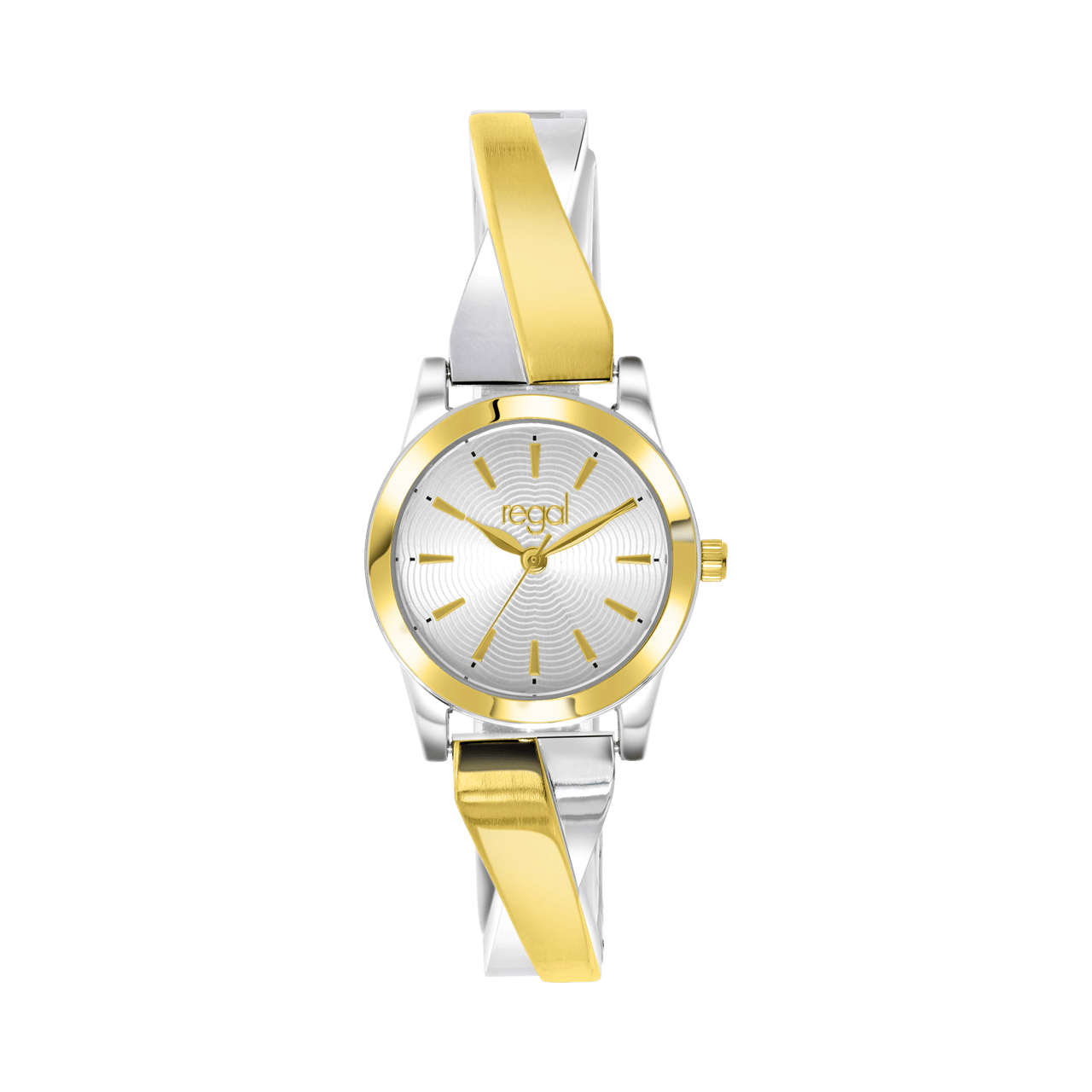 Regal horloge met stainless steel band
